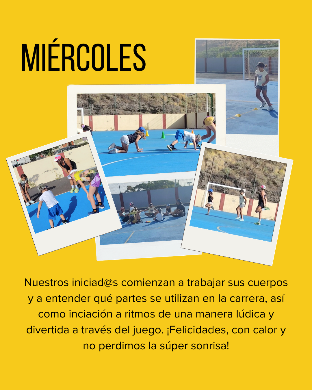 Sesión del miércoles de iniciación y ritmos en la Escuela de Triatlón Paralímpico Isla de La Palma.